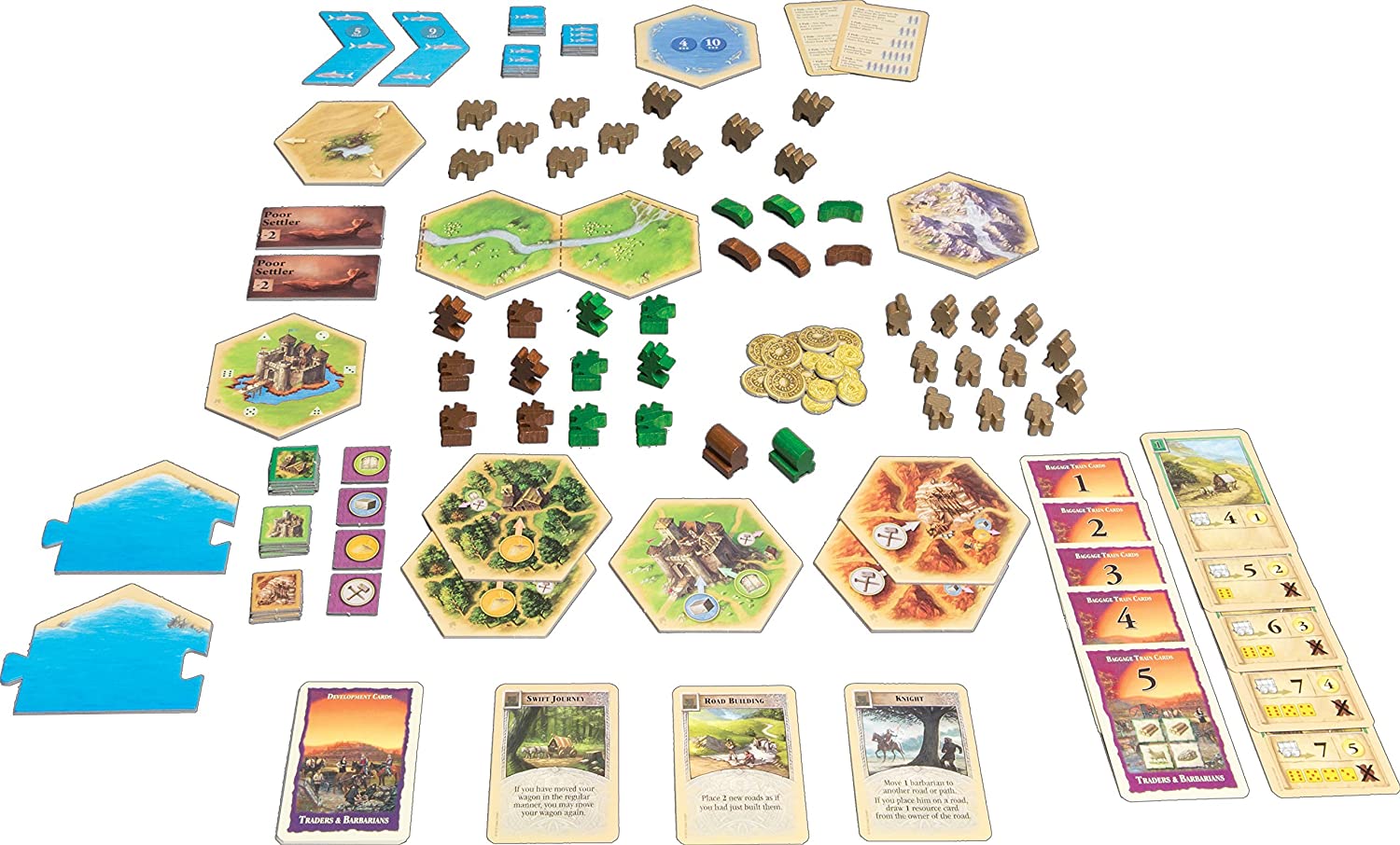 Catan : Traders and Barbarians 5-6 Player Extension